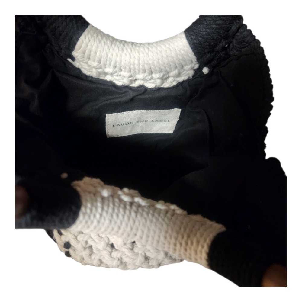 RARE! Laude The Label Vintage Macrame Handbag - Picture 3 of 7